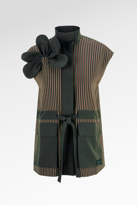 Gwen Aplique Vest - Molten Expresso