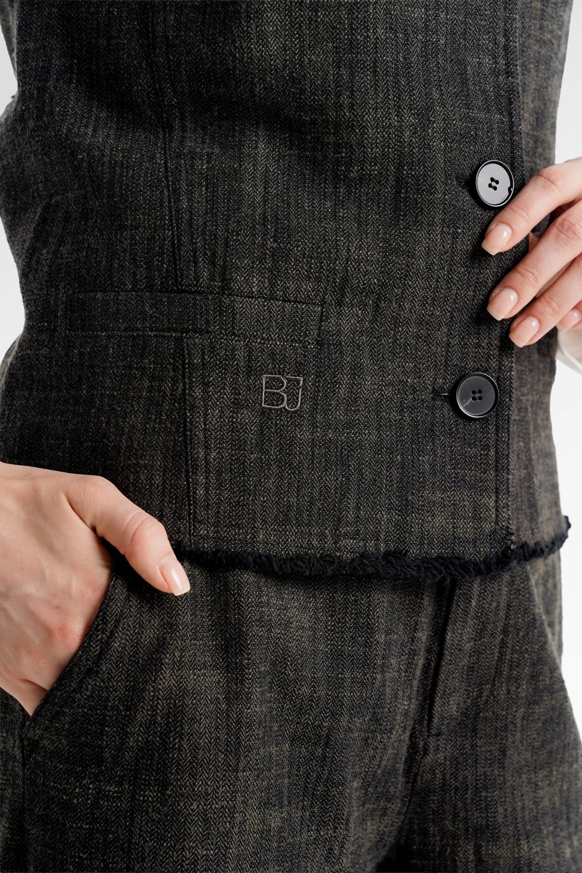 Gwen Vest - Dark Grey