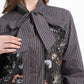 Harmony in Stripe Bow Shirt - Navy