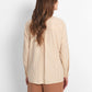 Harmony in Stripe Embroidery Shirt - Pastel Yellow