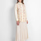 Harmony in Stripe Lace Shirt - Butter Yellow