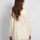 Harmony in Stripe Lace Shirt - Butter Yellow