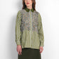 Harmony in Stripe Layered Lace Shirt - Garden