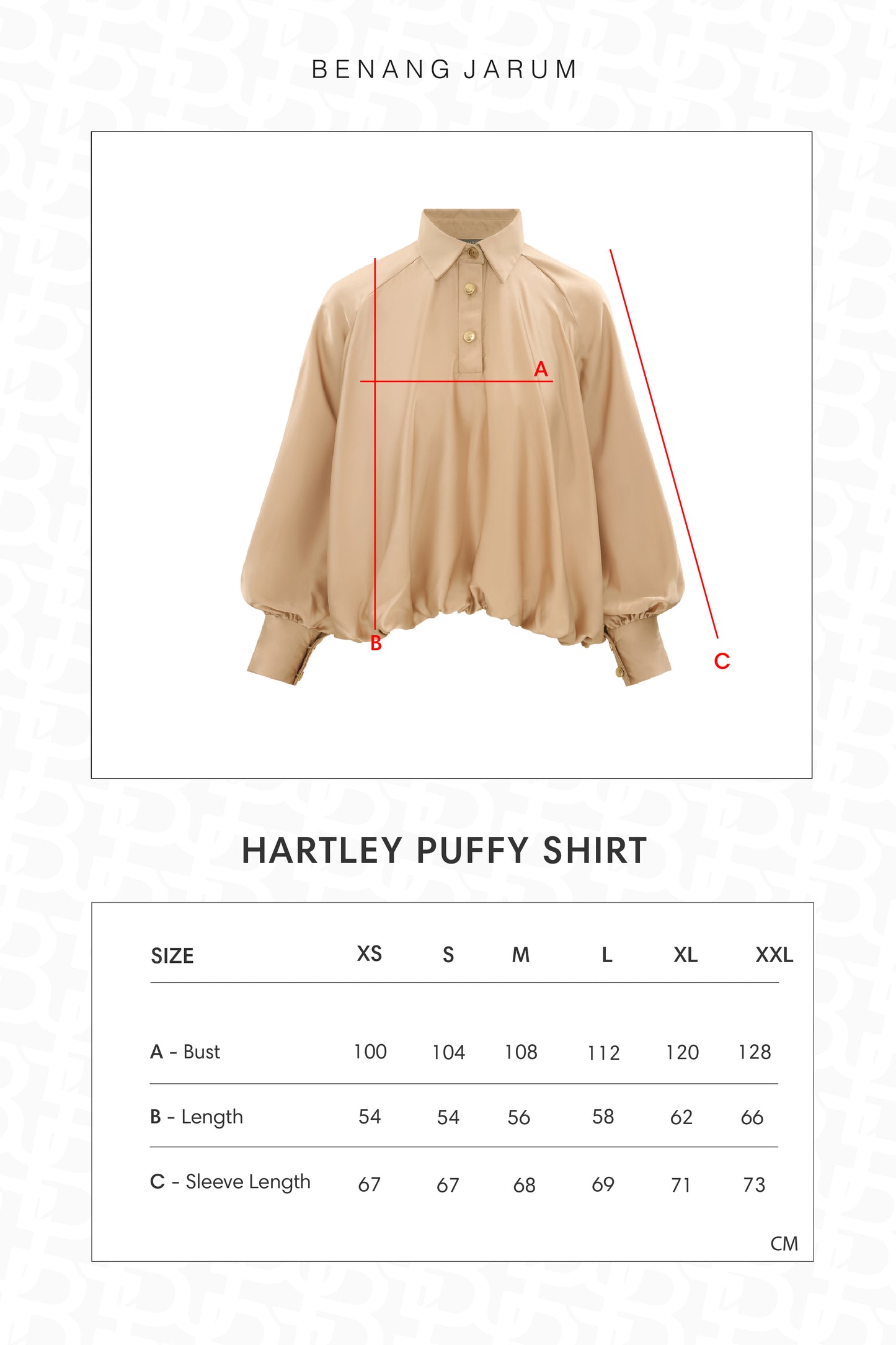Hartley Puffy Shirt - Desert Dust