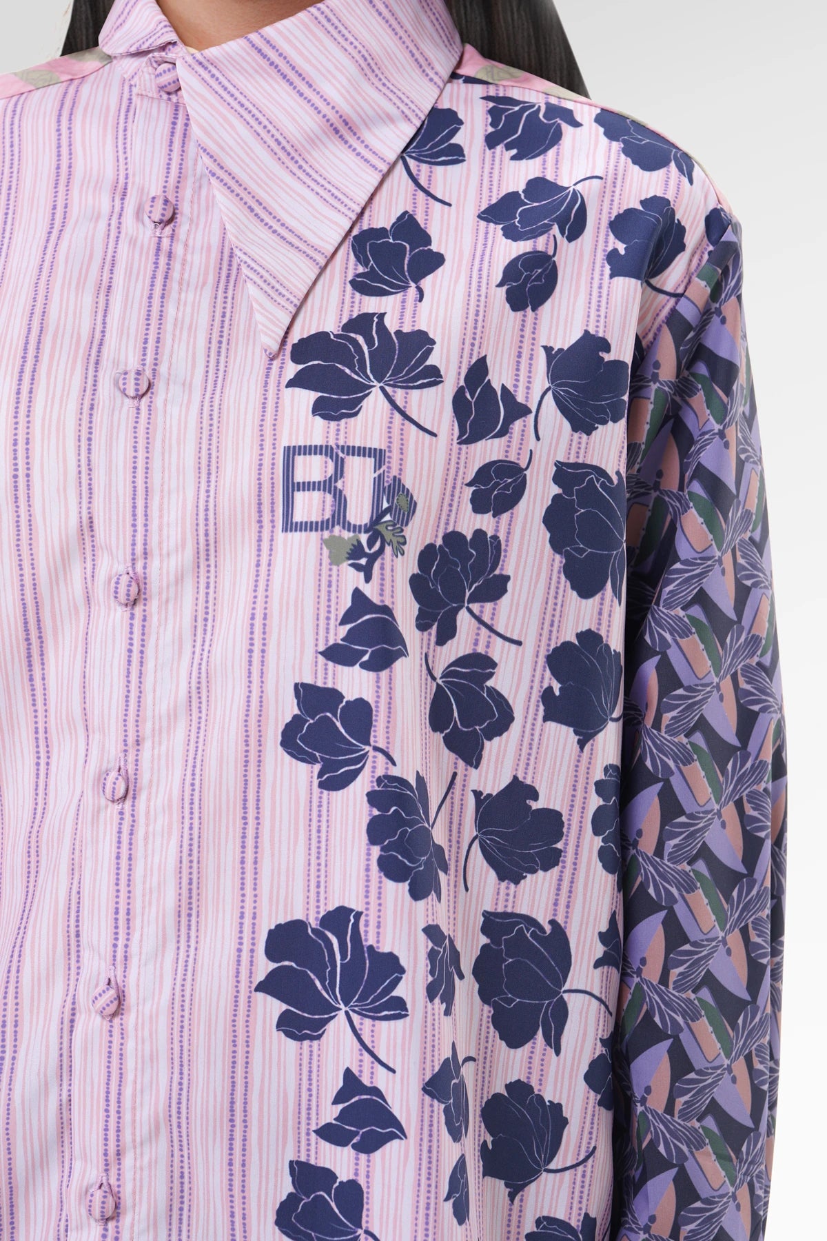 HBJ Asymmetrical Shirt - Lembayung Aksara