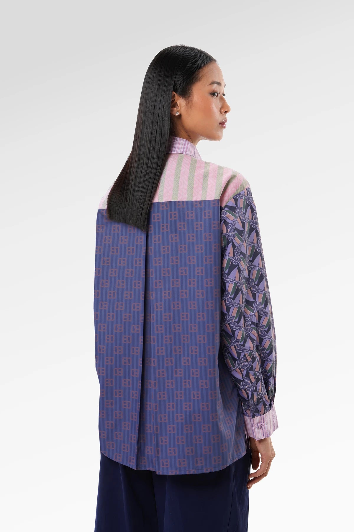 HBJ Asymmetrical Shirt - Lembayung Aksara