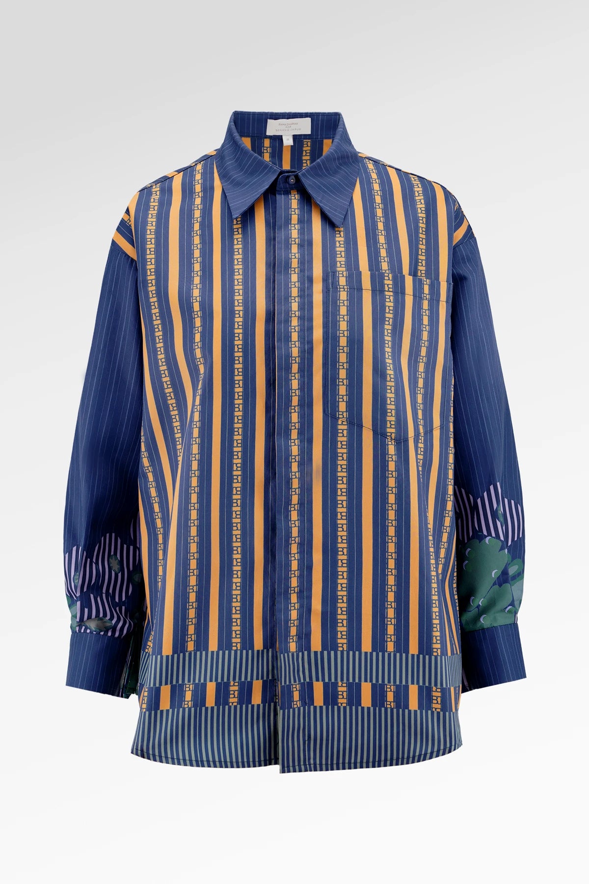 HBJ Back Pleated Shirt - Malam Rintik
