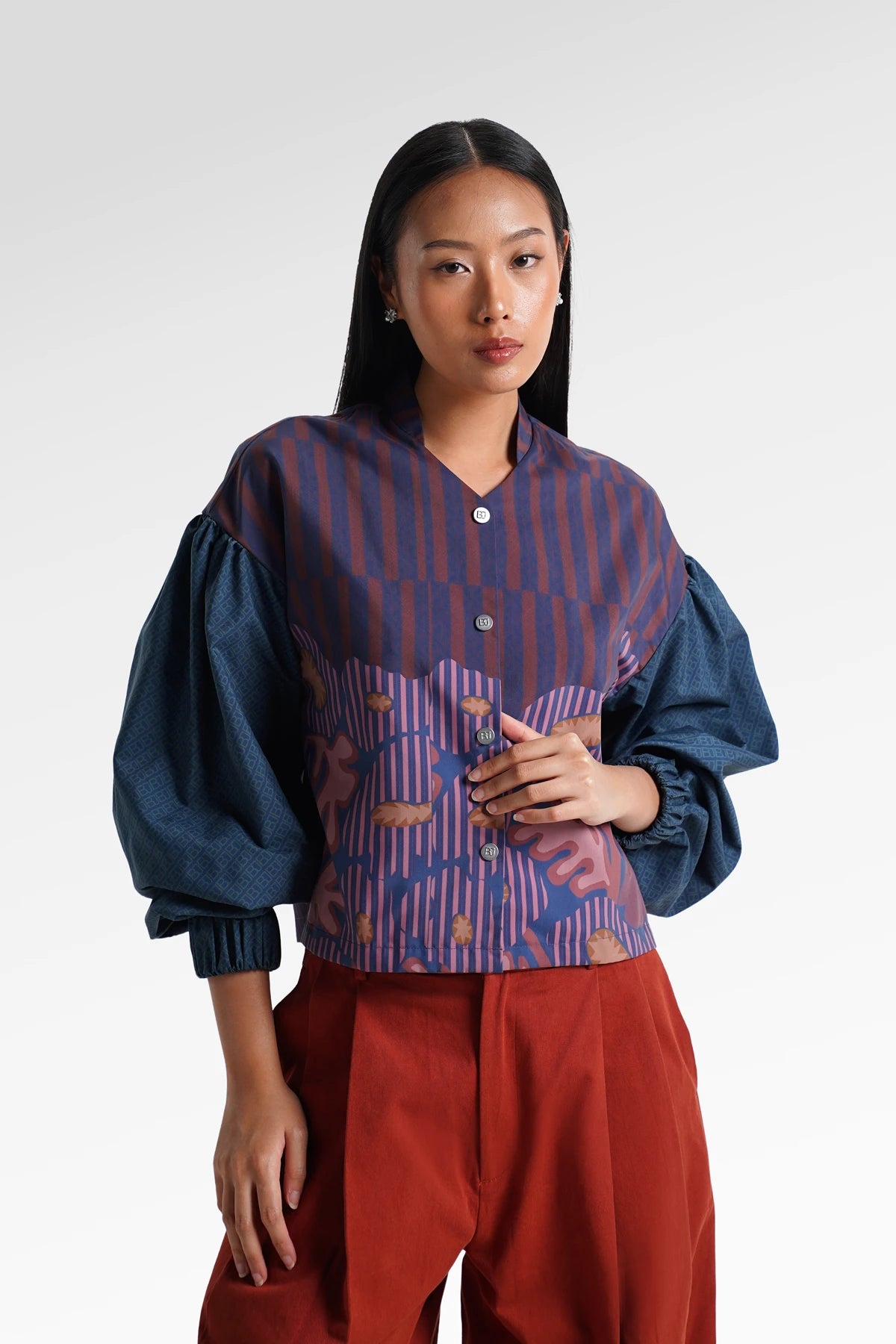 HBJ Crop Shirt - Malam Rintik