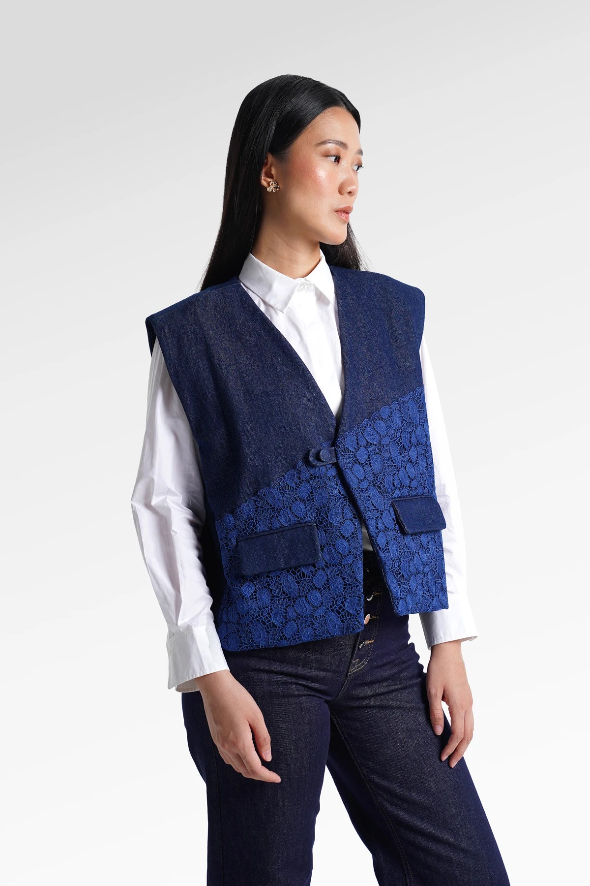 HBJ Embroidery Vest - Rintik Sendu