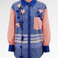 HBJ Flower Embroidery Shirt - Rintik Sendu