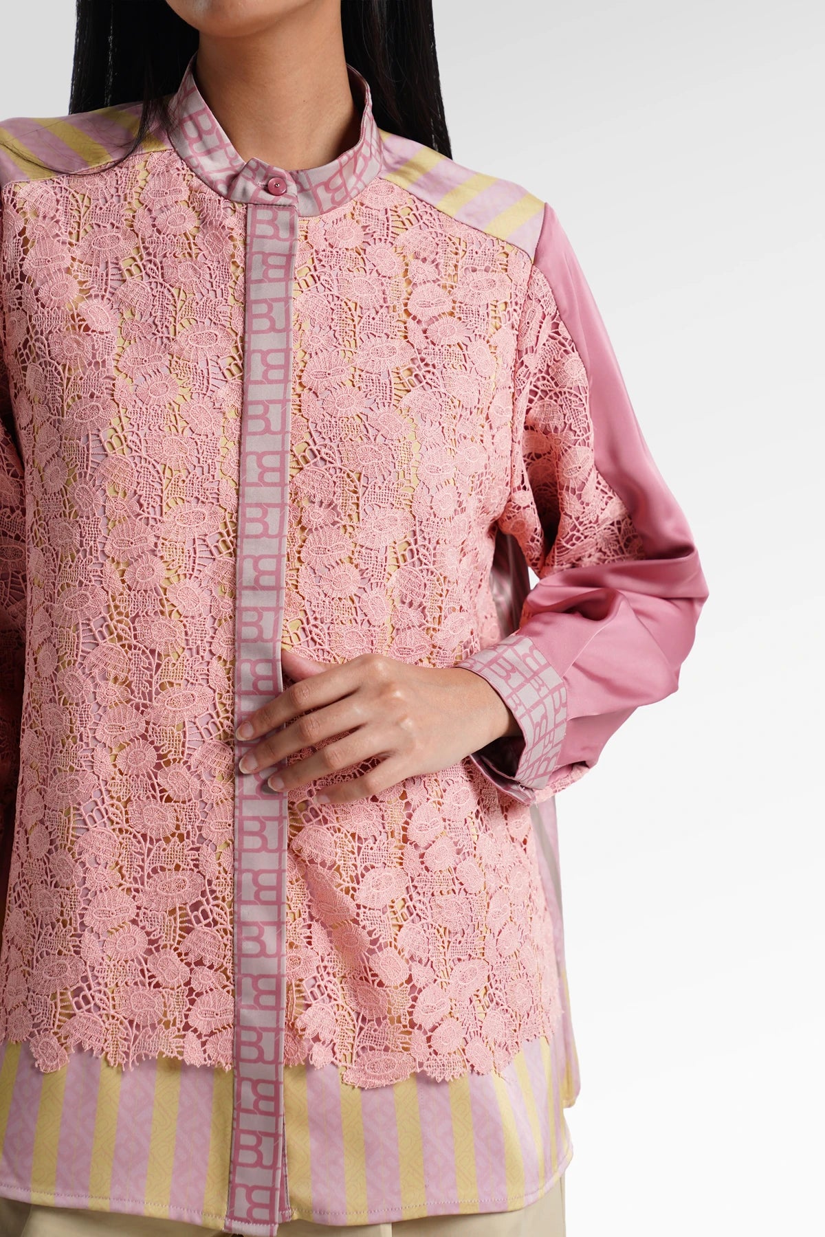 HBJ Lace Shirt - Senja Merona
