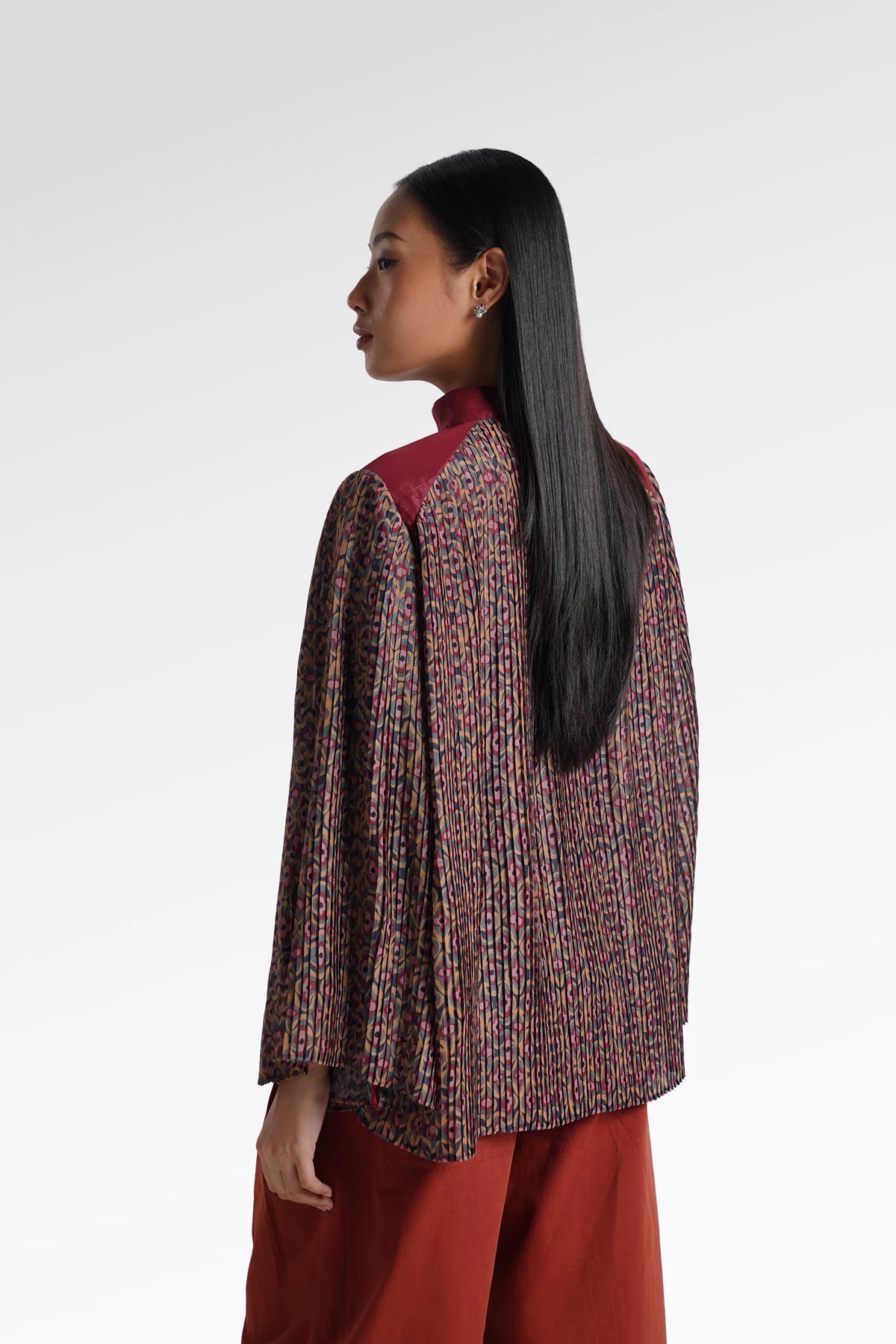 HBJ Pleated Blouse - Bias Fajar