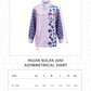 HBJ Asymmetrical Shirt - Lembayung Aksara