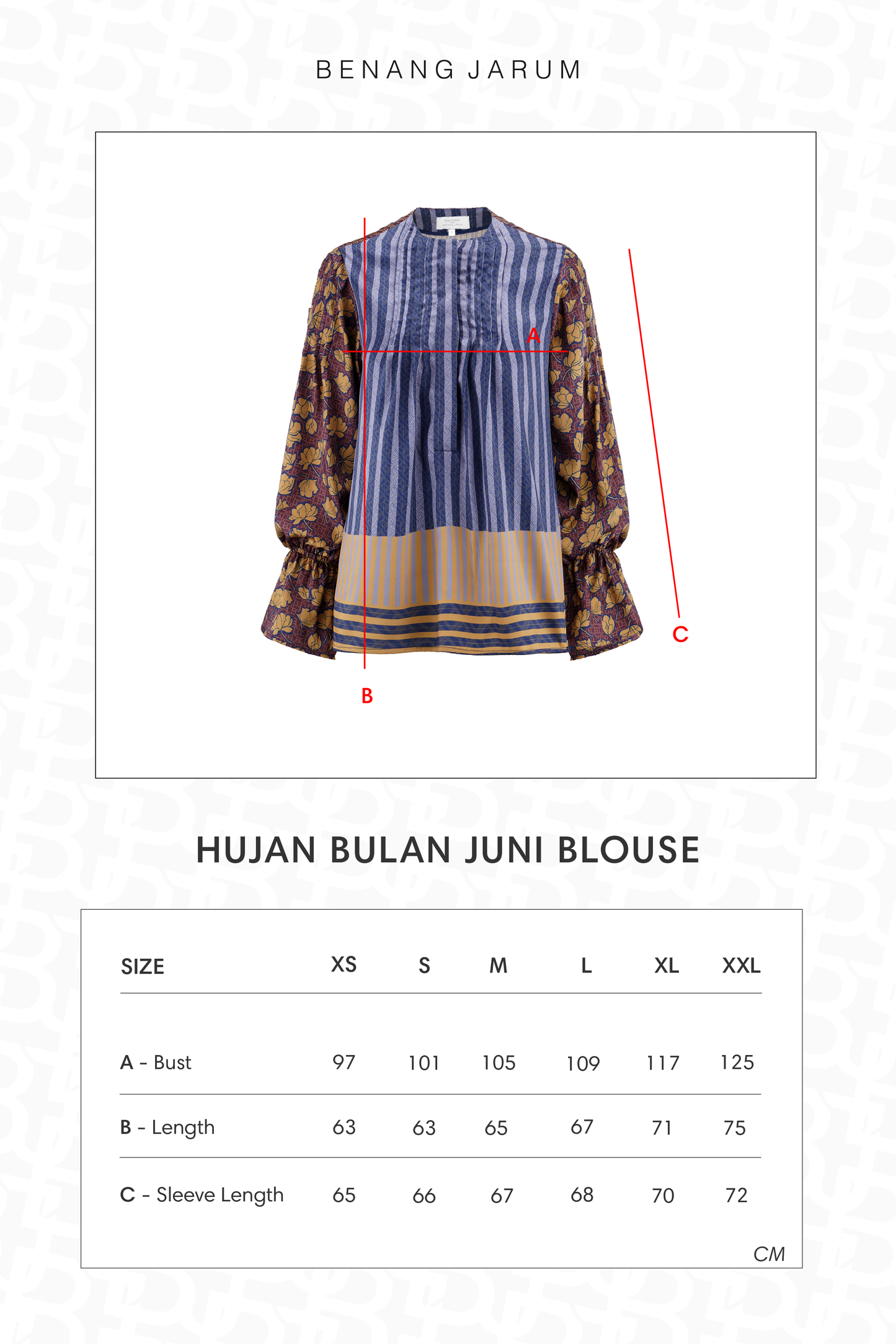 HBJ Blouse - Bias Fajar