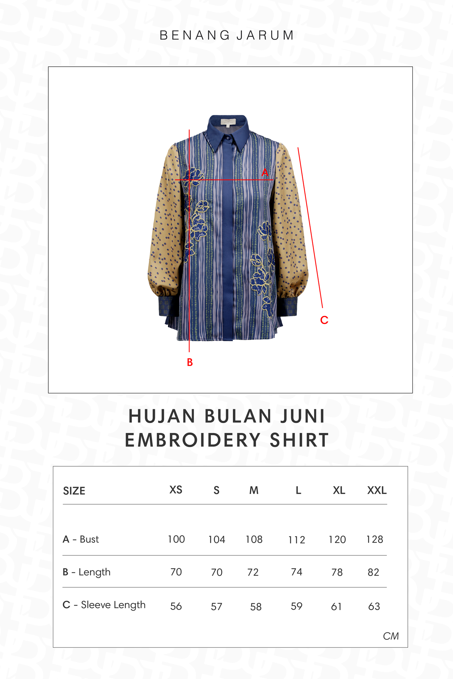 HBJ Embroidery Shirt - Bias Fajar