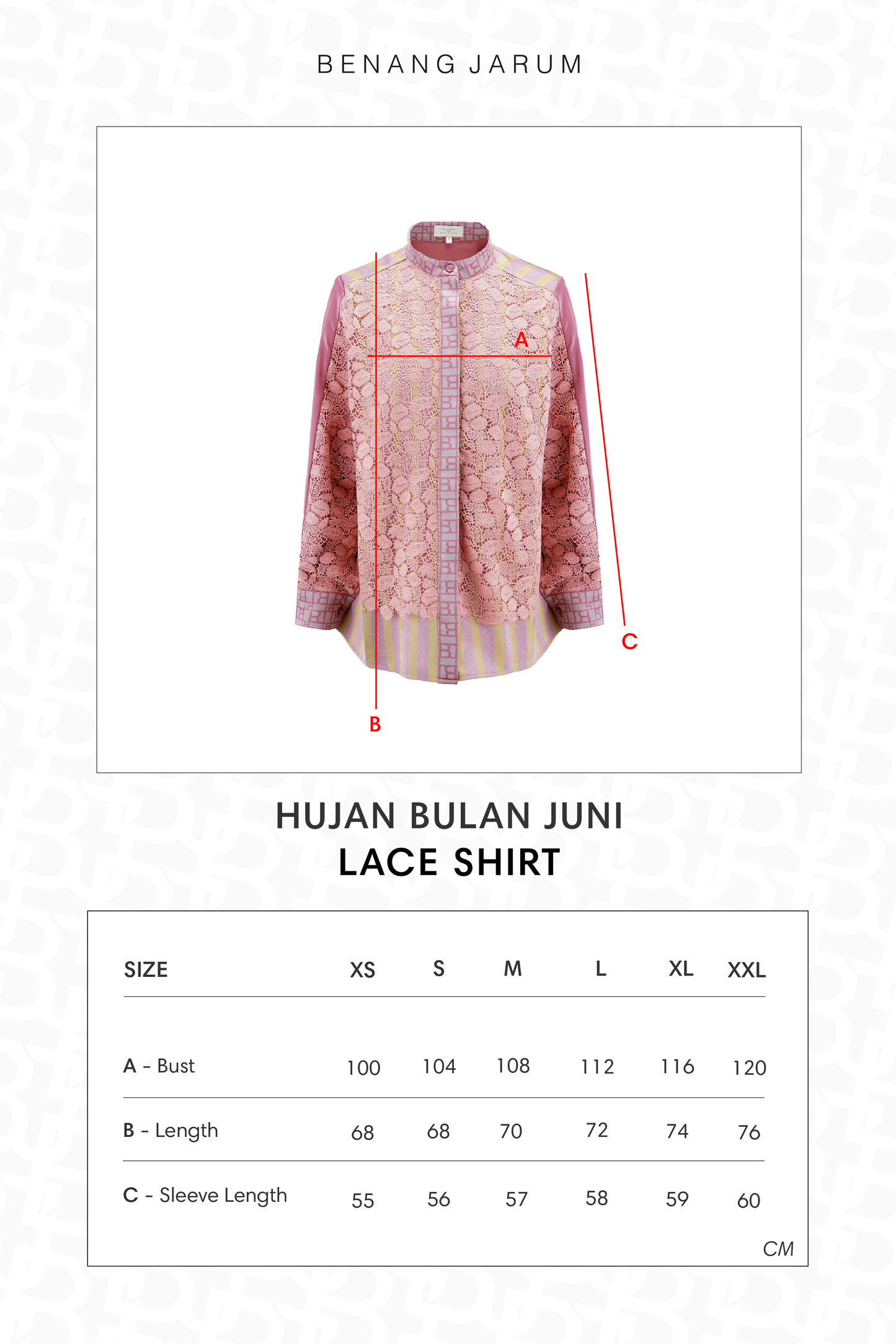 HBJ Lace Shirt - Senja Merona