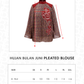 HBJ Pleated Blouse - Bias Fajar