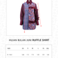 HBJ Ruffle Shirt - Luruh Lembayung