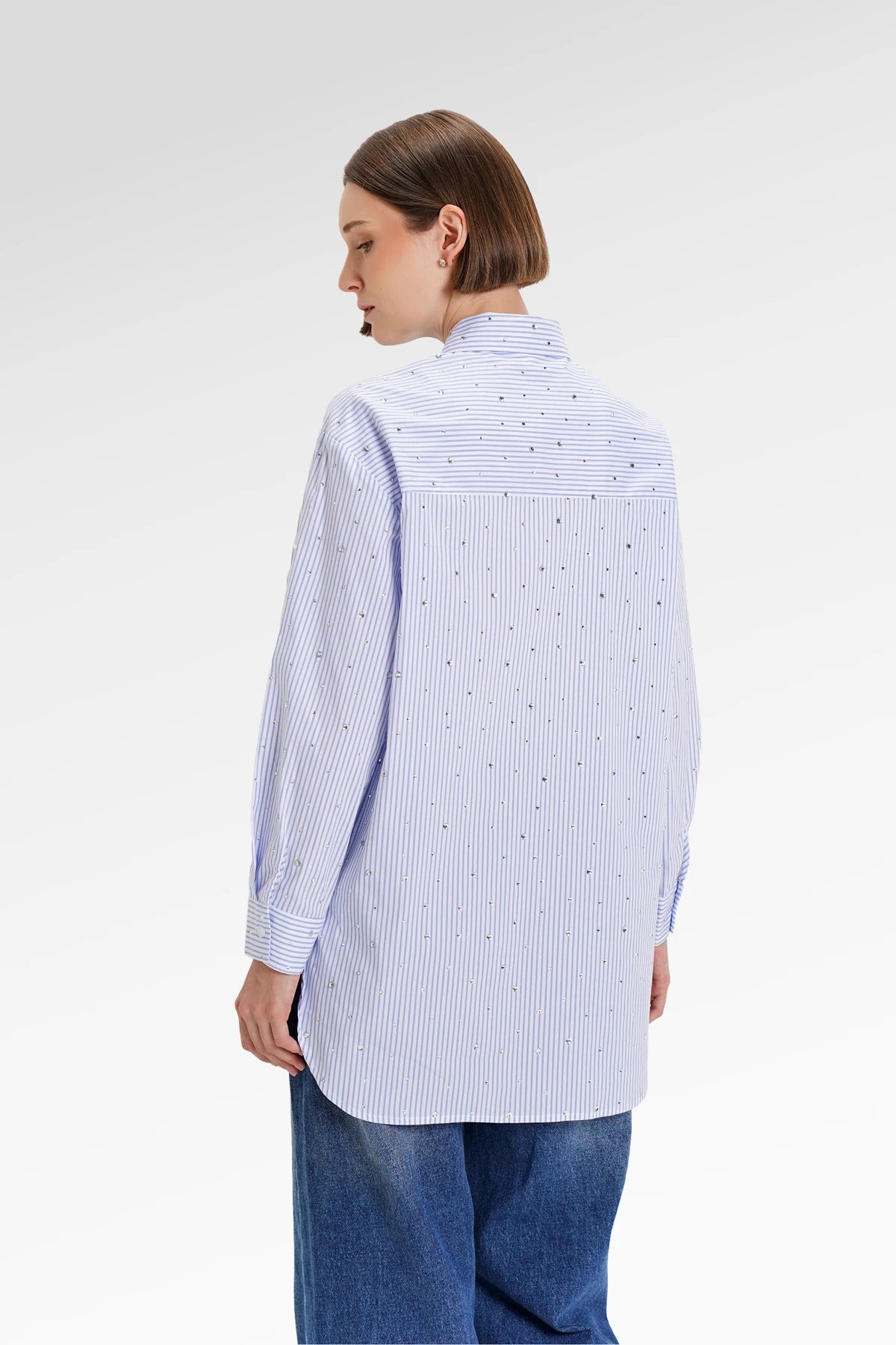 Hailey Pearl Shirt - Blue