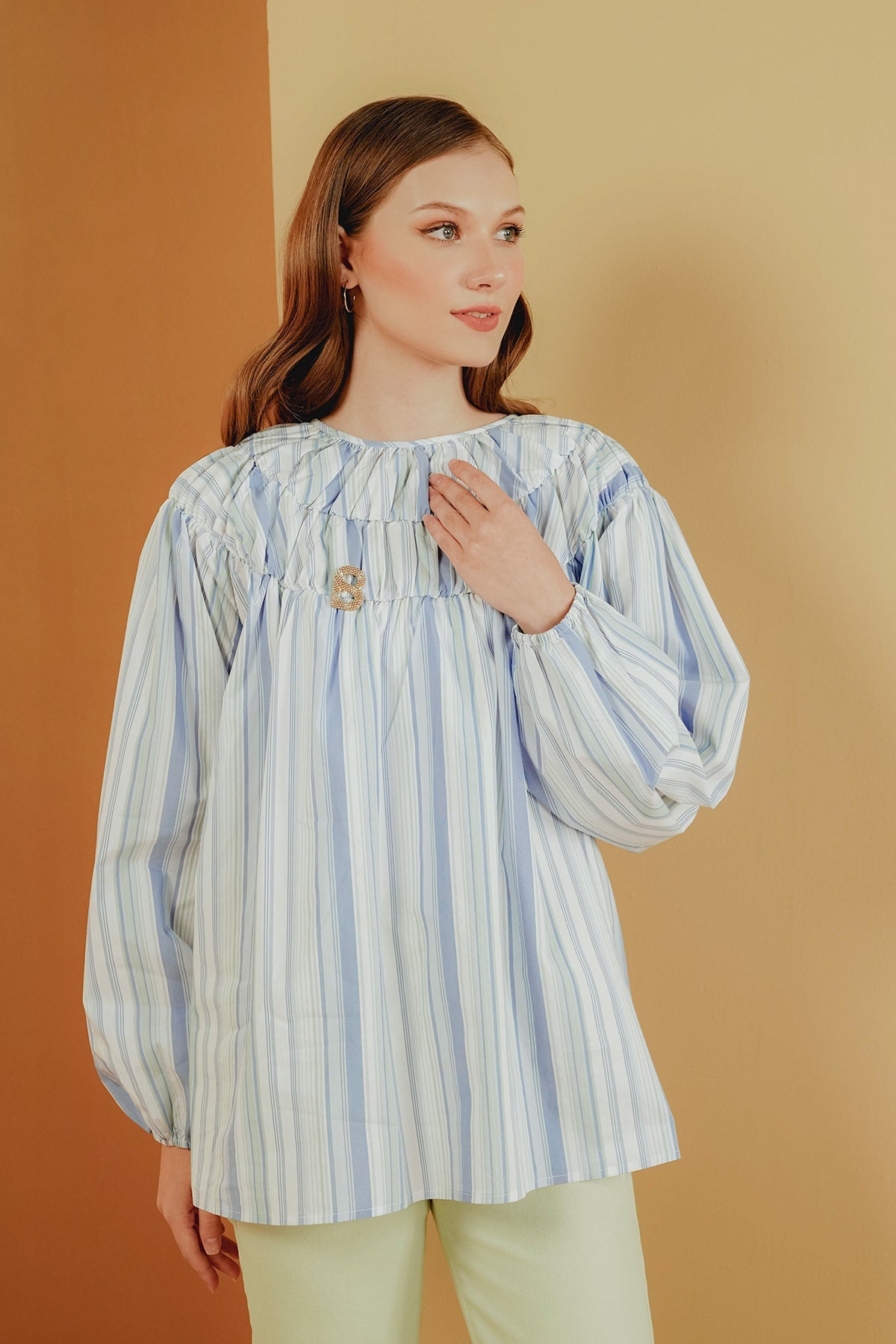 Hara Blouse - Blue