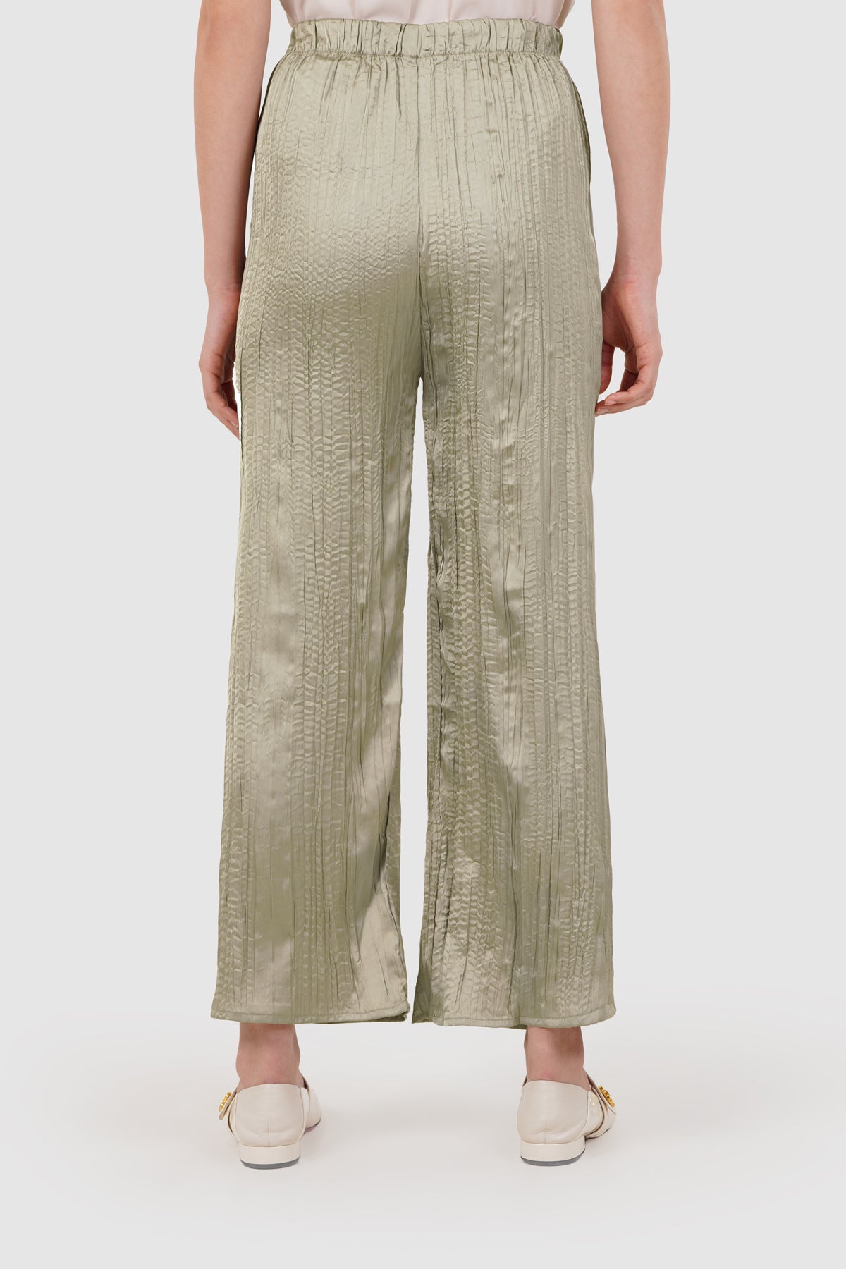 Harleen Texture Pants - Khaki