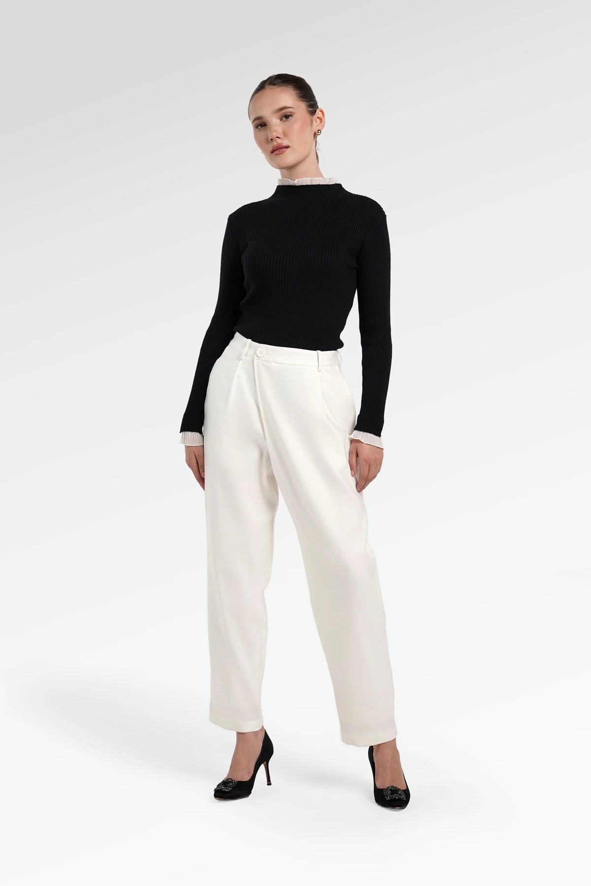 Helena Pants - White
