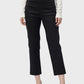 High Waist Ankle Pants - Black