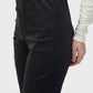 High Waist Ankle Pants - Black