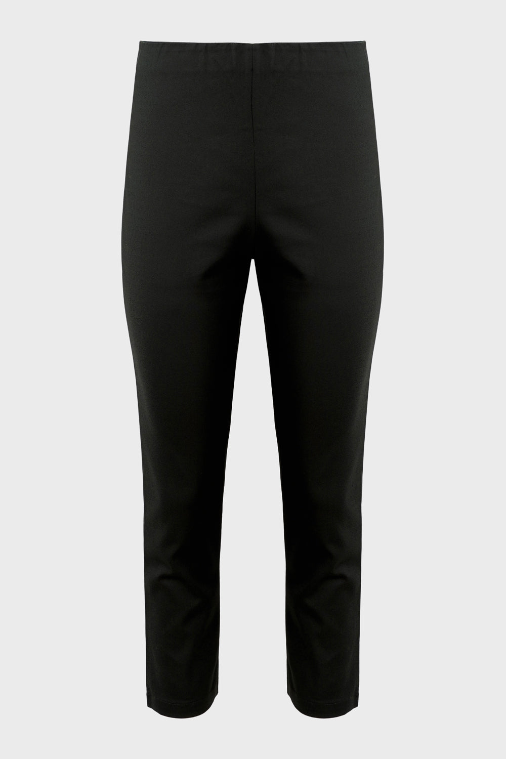High Waist Ankle Pants - Black