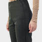 High Waist Ankle Pants - Noir