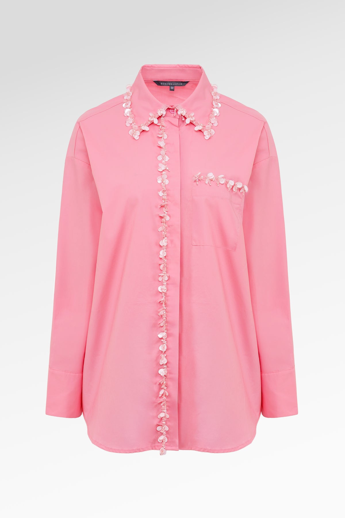 Issabel Embellished Shirt - Pink