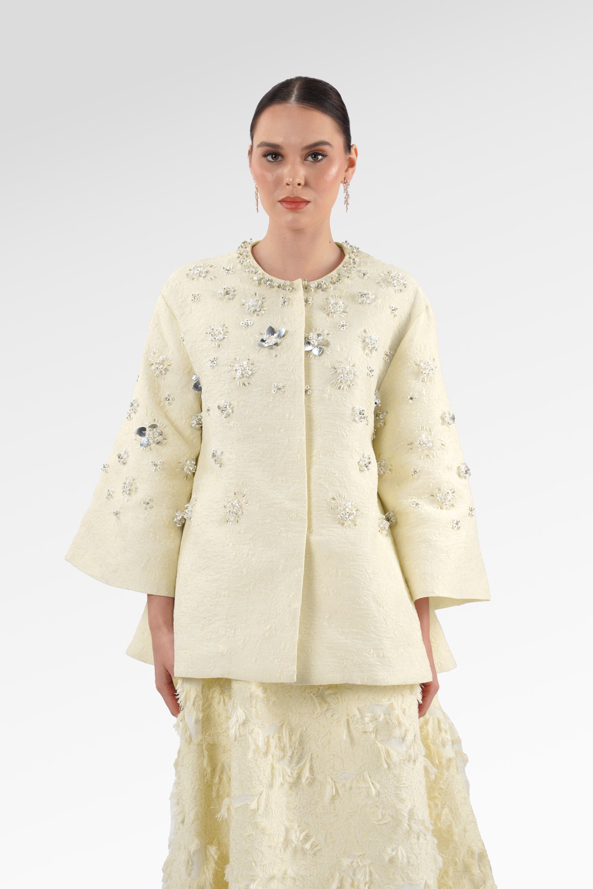 Ivana Embellishment Outer - Beige