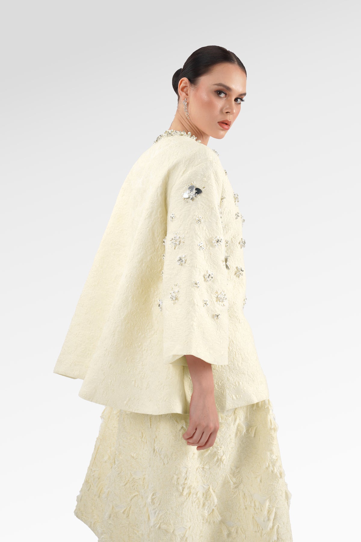 Ivana Embellishment Outer - Beige