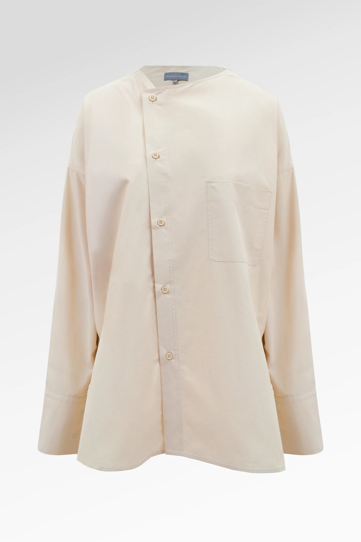 Jamie Overslag Shirt - Beige