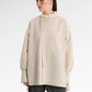 Jamie Overslag Shirt - Beige