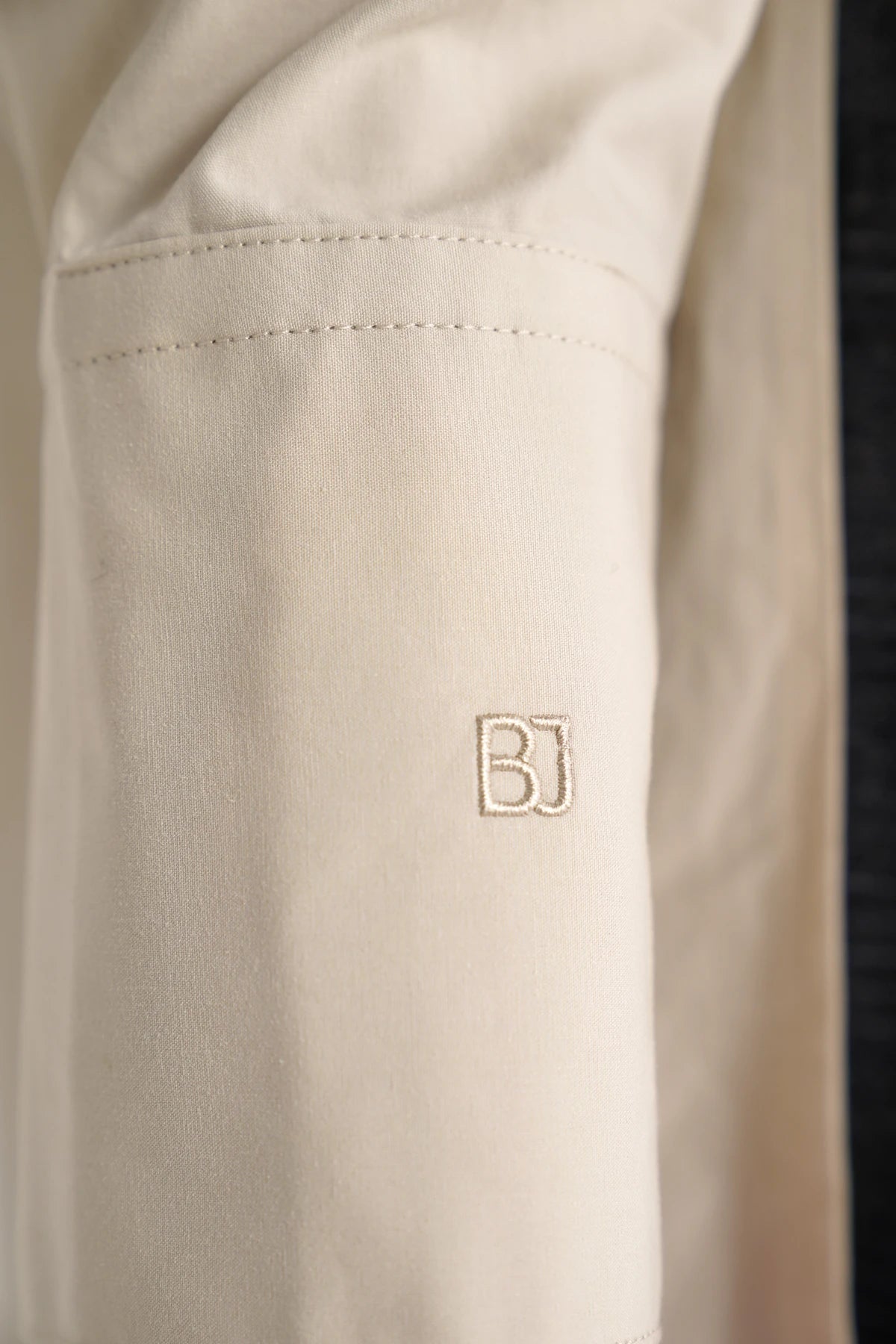 Jamie Overslag Shirt - Beige