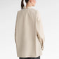 Jamie Overslag Shirt - Beige