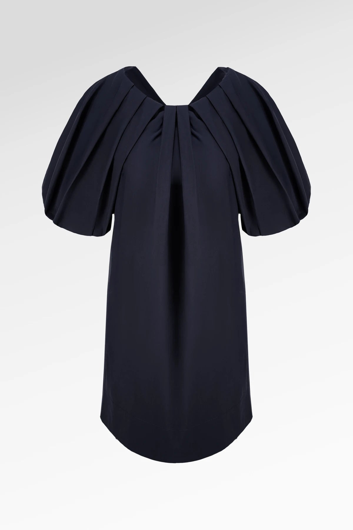 Jennie Puff Midi Dress - Navy