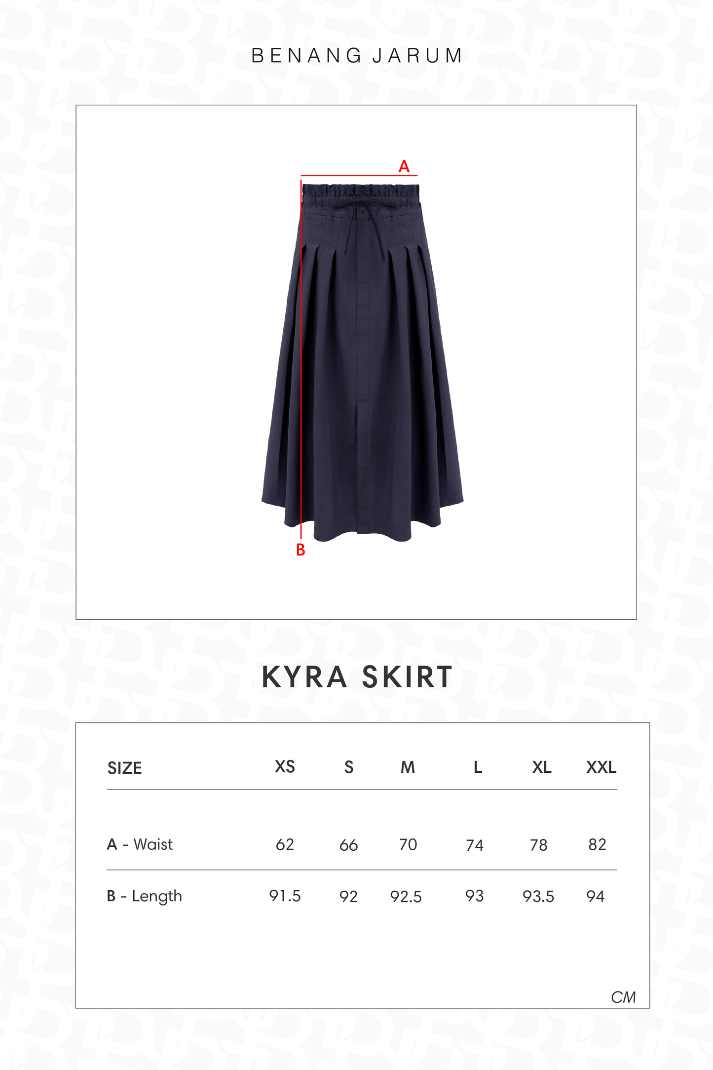 Kyra Skirt - Navy