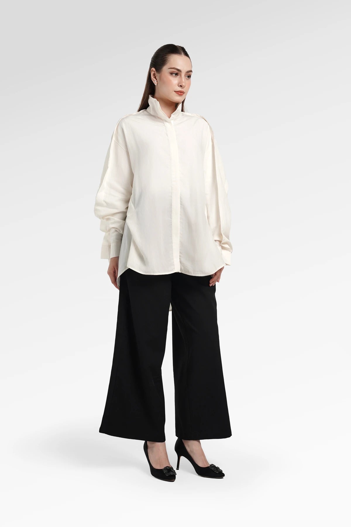 Karla Oversize Shirt - Beige