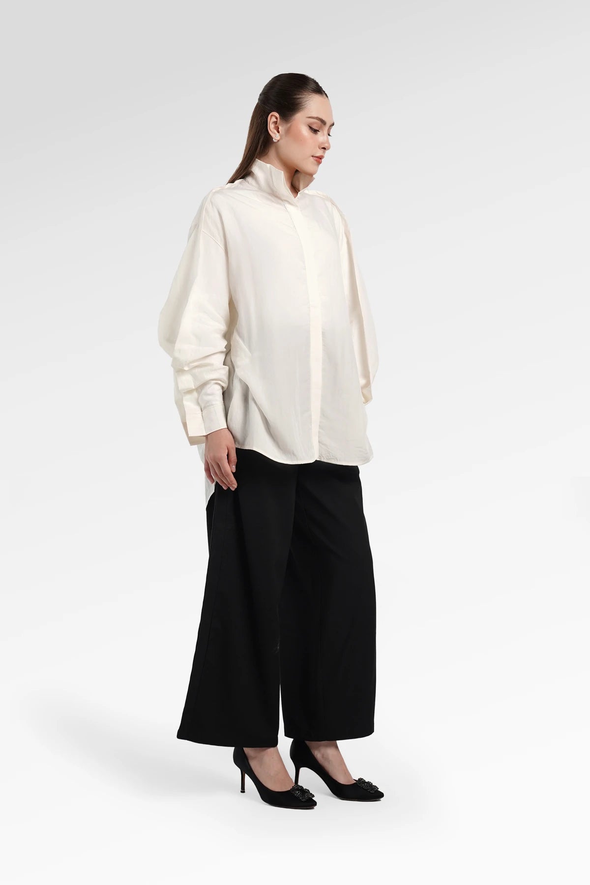 Karla Oversize Shirt - Beige