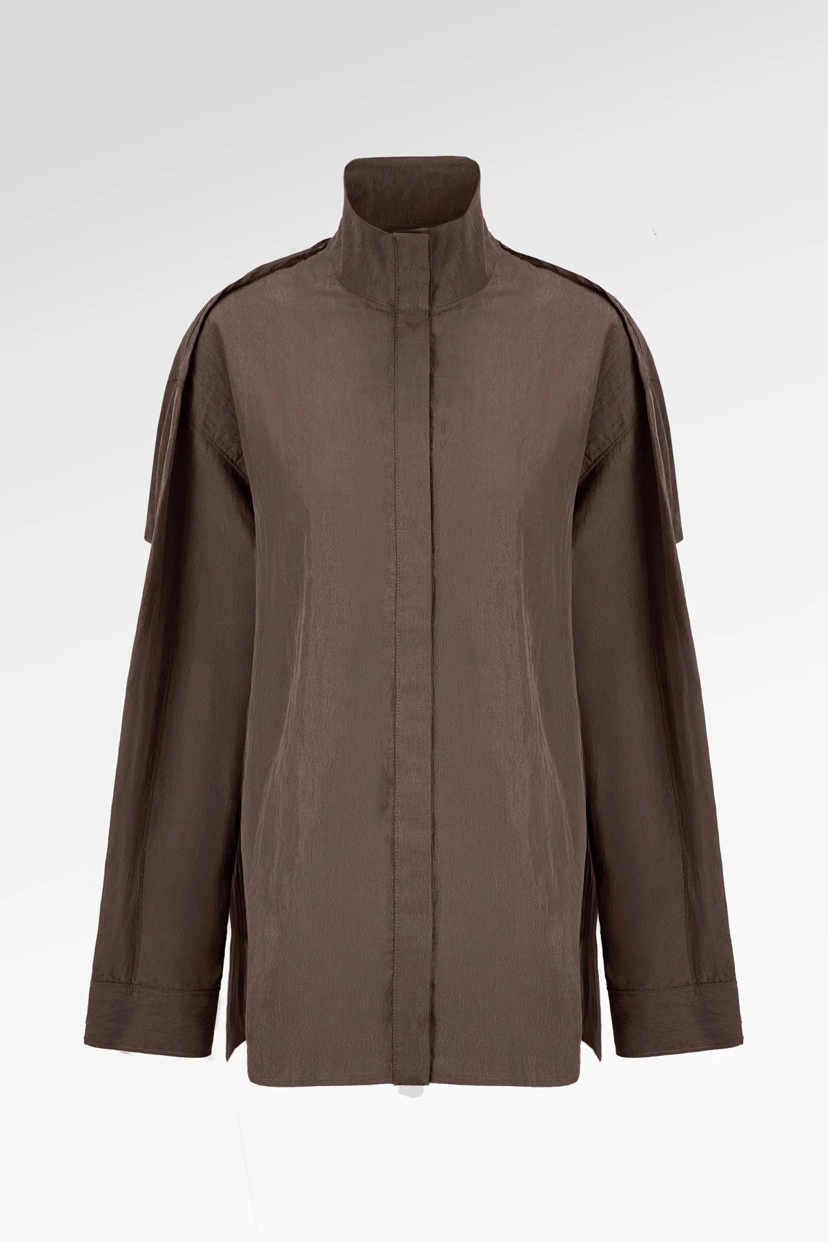Karla Oversize Shirt - Brown