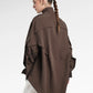Karla Oversize Shirt - Brown
