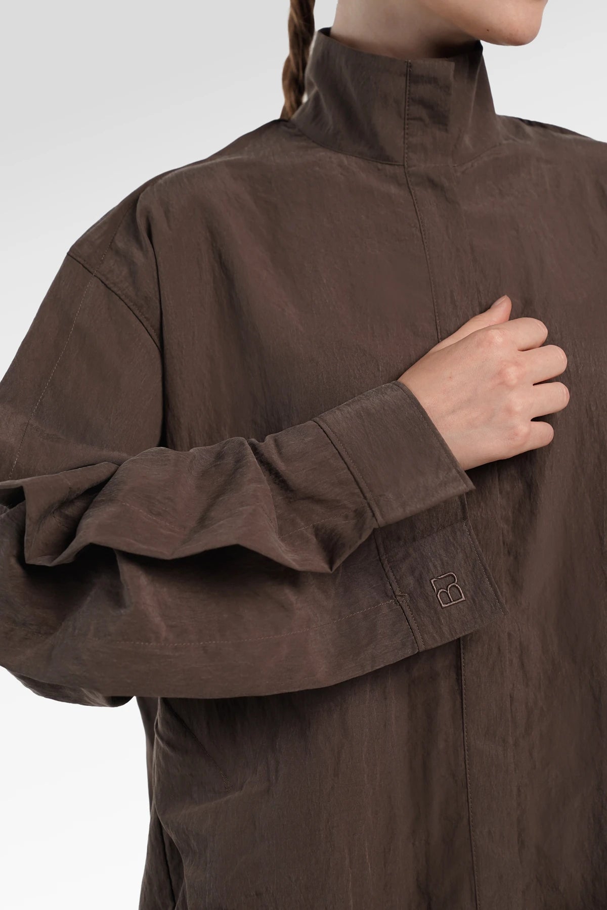 Karla Oversize Shirt - Brown