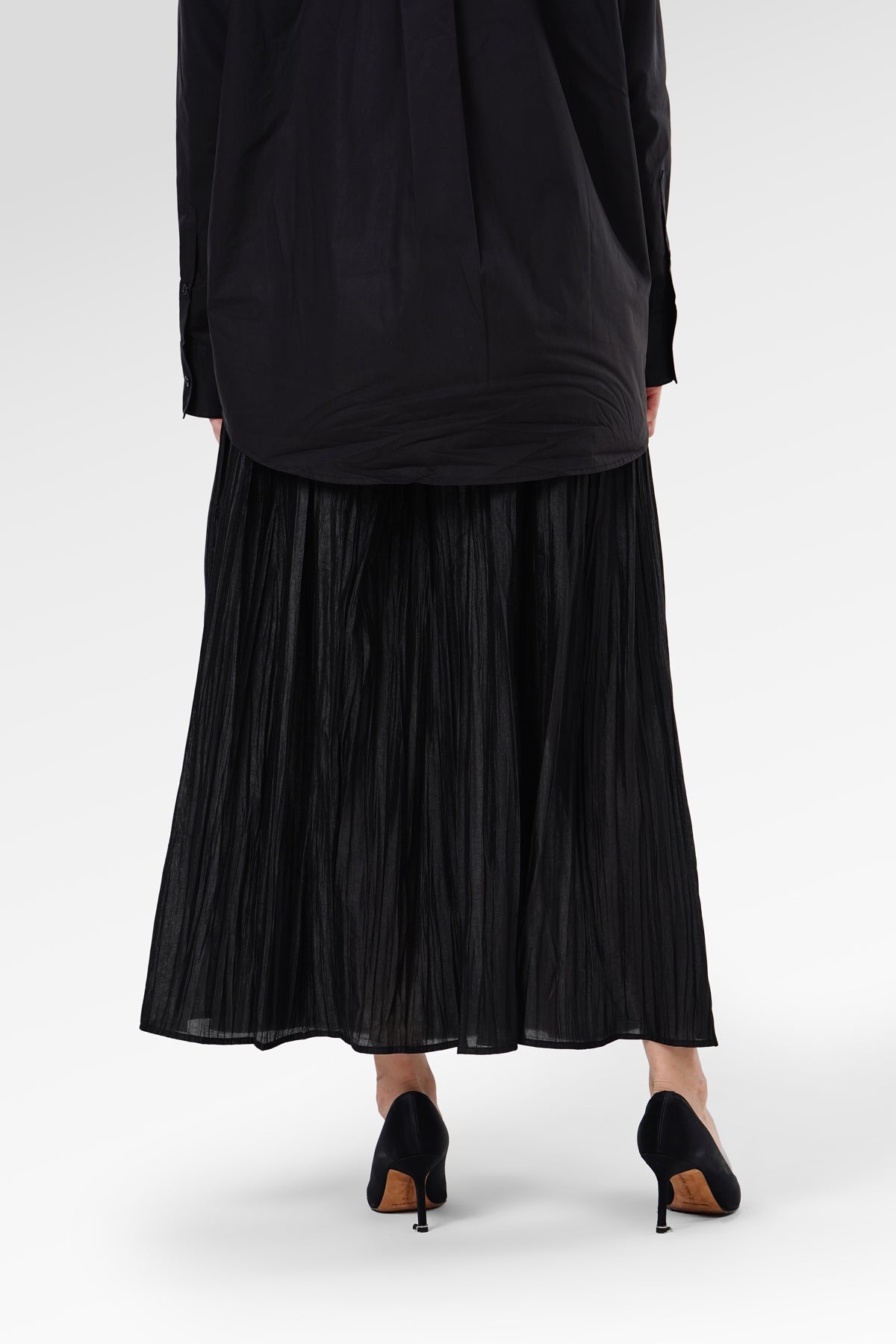 Katya Pleated Skirt - Black