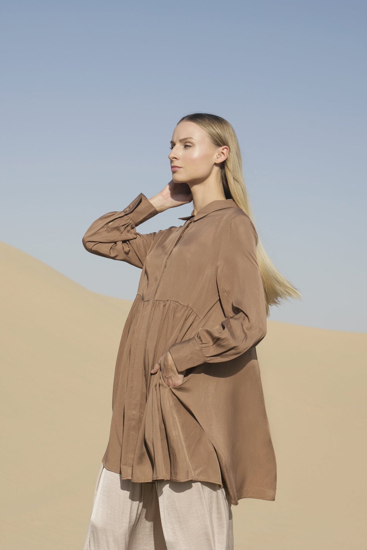 Kayla Shirt Khaki