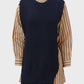 Kayleen Knit Blouse - Navy