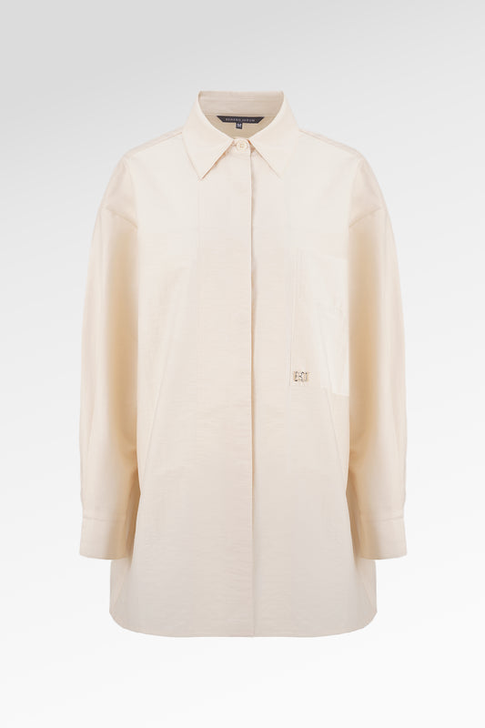 Keisha Pocket Shirt - Beige