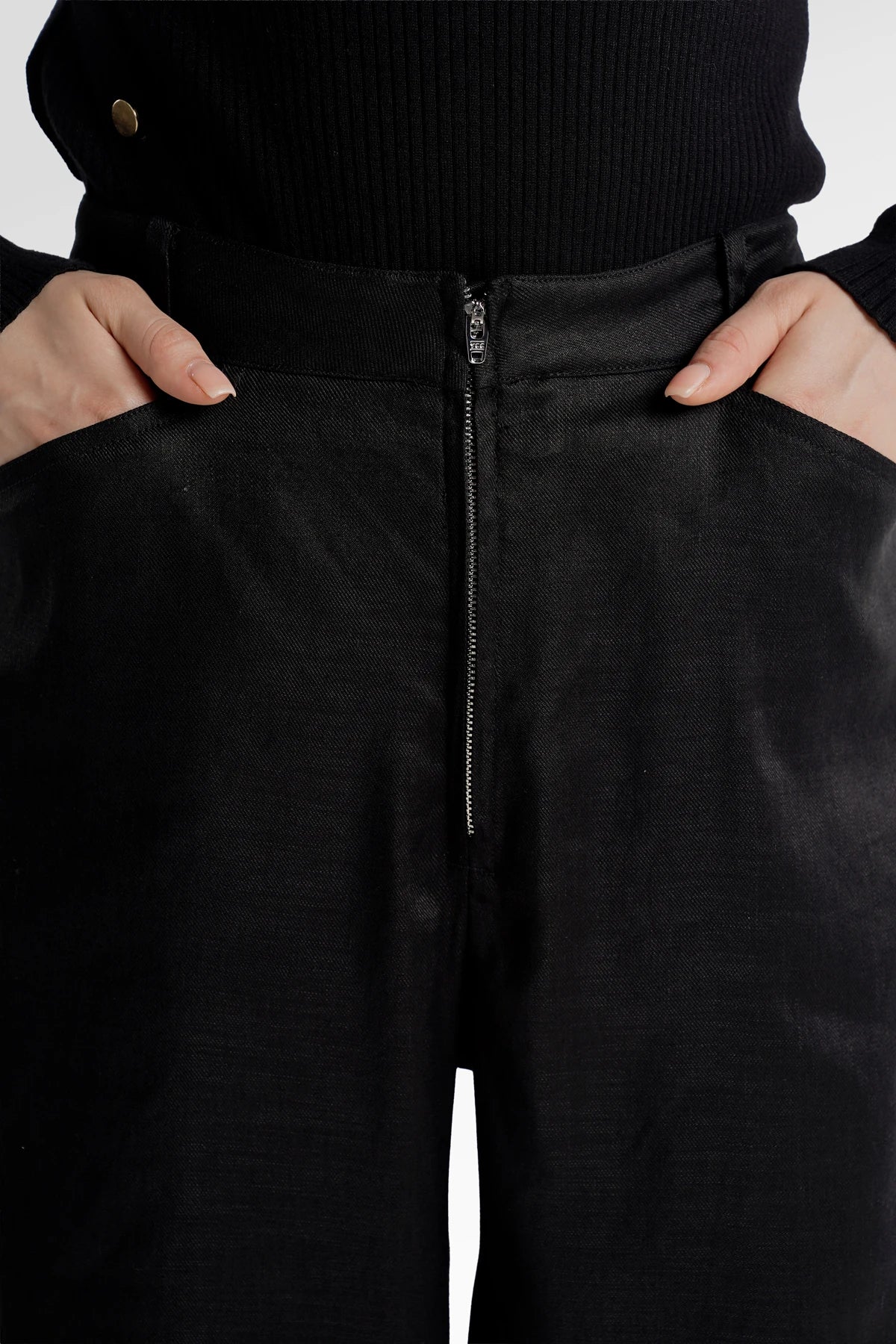 Kelly Barrel Pants - Black