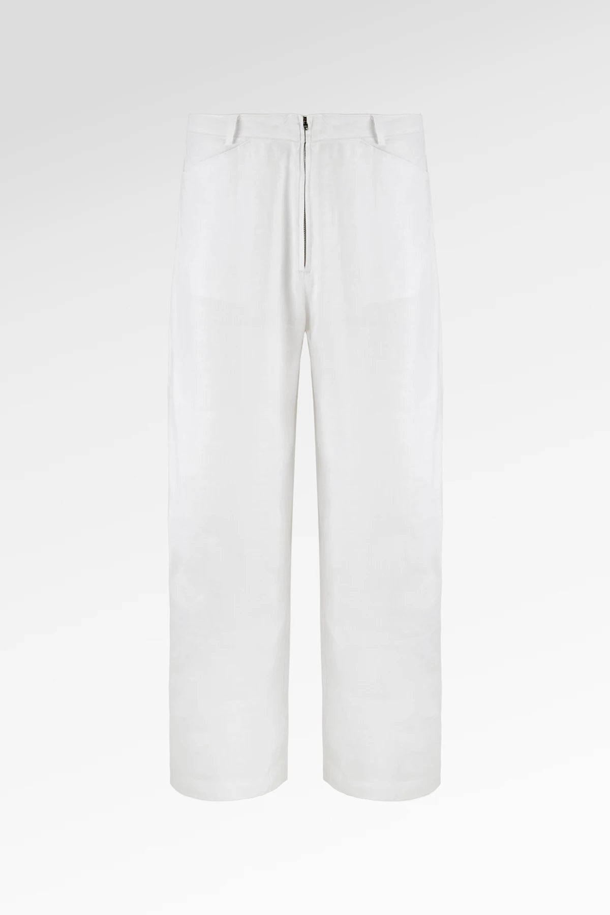 Kelly Barrel Pants - White